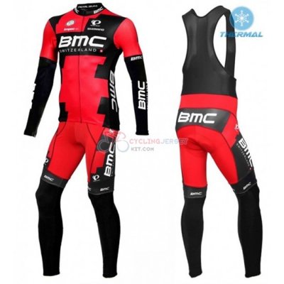 BMC Cycling Jersey Kit Long Sleeve 2016 Black And Red