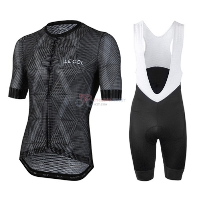 Le Col Cycling Jersey Kit Short Sleeve 2020 Black Gray
