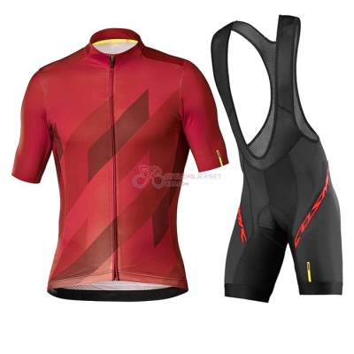 Mavic Cycling Jersey Kit Short Sleeve 2020 Black Red