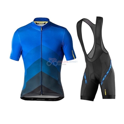 Mavic Cycling Jersey Kit Short Sleeve 2020 Blue Black