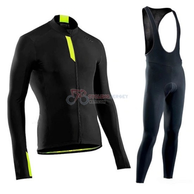 Northwave Cycling Jersey Kit Long Sleeve 2019 Negro Green