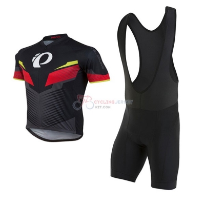 Pearl Izumi Short Sleeve Cycling Jersey and Bib Shorts Kit 2017 red and black