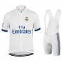 Real Madrid Cycling Jersey Kit Short Sleeve 2017 white