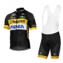 Telenet Fidea Lions Cycling Jersey Kit Short Sleeve 2017 black