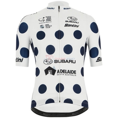 Tour Down Under Cycling Jersey Kit Short Sleeve 2019 Blue White