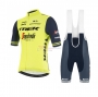 Trek Segafredo Cycling Jersey Kit Short Sleeve 2021 Yellow Deep