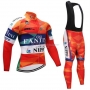 Vini Fantini Cycling Jersey Kit Long Sleeve 2019 Orange