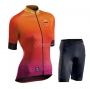 Women Northwave Cycling Jersey Kit Short Sleeve 2020 Orange