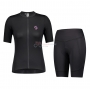 Women Scott Cycling Jersey Kit Short Sleeve 2021 Black