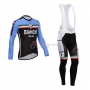 Bianchi Cycling Jersey Kit Long Sleeve 2014 Black And Sky Blue