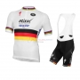 Quick Step Cycling Jersey Kit Short Sleeve 2016 White And Red