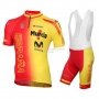 Spain Cycling Jersey Kit Short Sleeve 2016 Yellow And Red