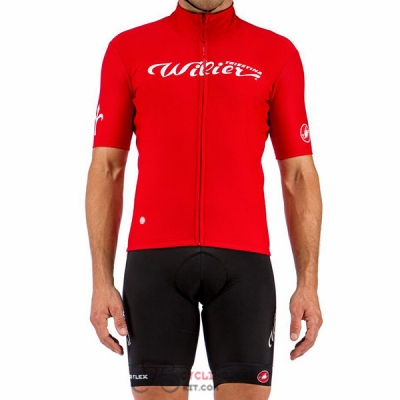 2017 Wieiev Cycling Jersey Kit Short Sleeve red -2