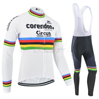 UCI Mondo Campione Corendon Circus Cycling Jersey Kit Long Sleeve 2019