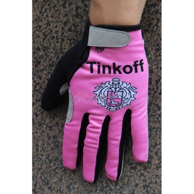 2020 Tinkoff Long Finger Gloves Pink