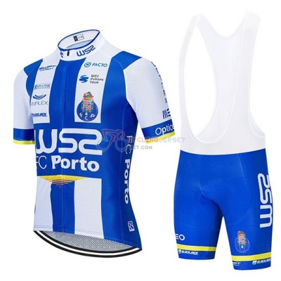 W52 FC Porto Cycling Jersey Kit Short Sleeve 2020 White Blue