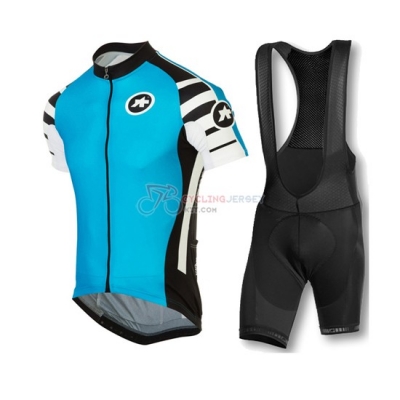 Assos Cycling Jersey Kit Short Sleeve 2016 Black And Blue