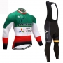 Astana Campione Italy Cycling Jersey Kit Long Sleeve 2018 Green