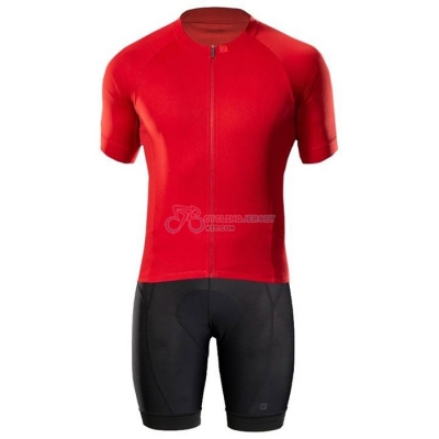 Bontrage Cycling Jersey Kit Short Sleeve 2020 Red