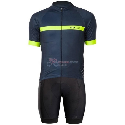 Bontrage Cycling Jersey Kit Short Sleeve 2020 Yellow Deep Blue