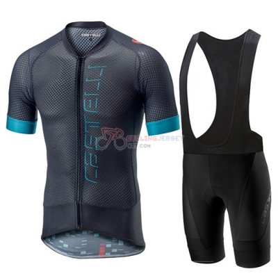 Castelli Climber's 2.0 Cycling Jersey Kit Short Sleeve 2019 Black Celeste