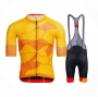 Castelli Cycling Jersey Kit Short Sleeve 2021 Yellow Orange