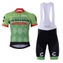Conondale Drapac Cycling Jersey Kit Short Sleeve 2017 green