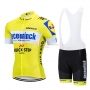 Deceuninck Quick Step Cycling Jersey Kit Short Sleeve 2019 Yellow White