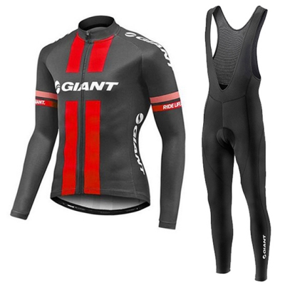 Giant Cycling Jersey Kit Long Sleeve 2017 green and black