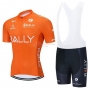 Rally Cycling Jersey Kit Short Sleeve 2021 Orange