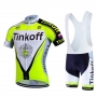 Tinkoff Cycling Jersey Kit Short Sleeve 2017 light green