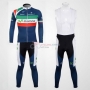 Movistar Cycling Jersey Kit Long Sleeve 2012 Green