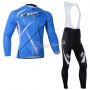 Fox Cycling Jersey Kit Long Sleeve 2014 Sky Blue