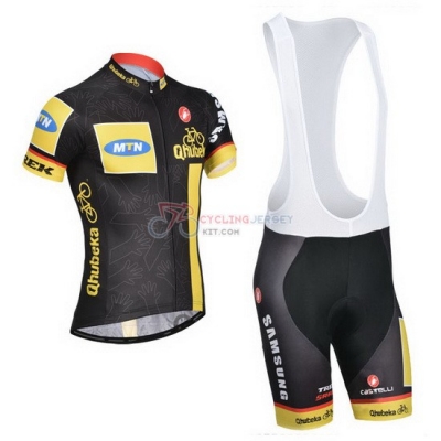 Mtn Cycling Jersey Kit Short Sleeve 2014 Black Yellow