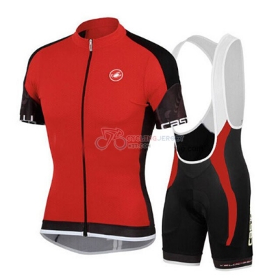 Castelli Cycling Jersey Kit Short Sleeve 2015 Black And Red