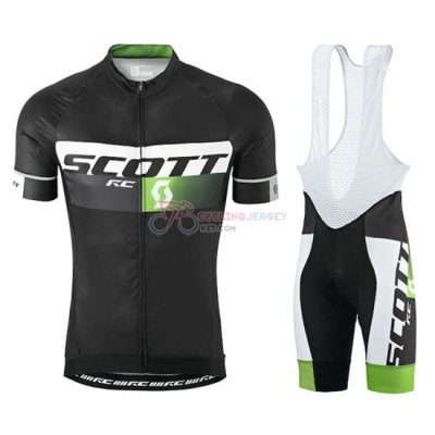 Scott Cycling Jersey Kit Short Sleeve 2015 Black And Green