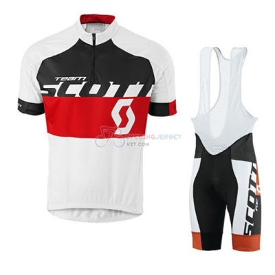 Scott Cycling Jersey Kit Short Sleeve 2016 White Red