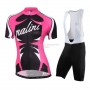 Women Cycling Jersey Kit Nalini Short Sleeve 2016 Black And Pink