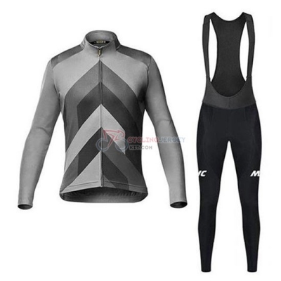 Mavic Cycling Jersey Kit Long Sleeve 2020 Gray