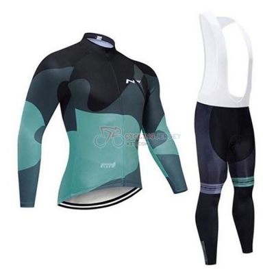 Northwave Cycling Jersey Kit Long Sleeve 2020 Black Green