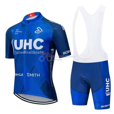 UHC Cycling Jersey Kit Short Sleeve 2020 Spento Blue