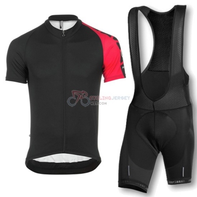 Assos Cycling Jersey Kit Short Sleeve 2016 Black And Red