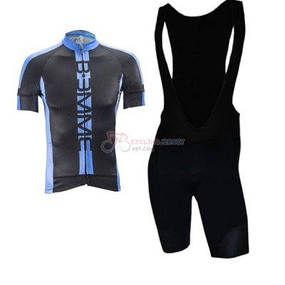 Biemme Poison Short Sleeve Cycling Jersey and Bib Shorts Kit 2017 blue