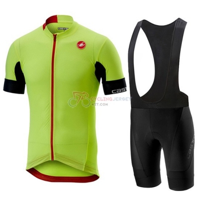 Castelli Aero Race Cycling Jersey Kit Short Sleeve 2019 Green