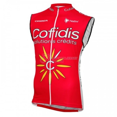 Cofidis Wind Vest 2016 Yellow And Red