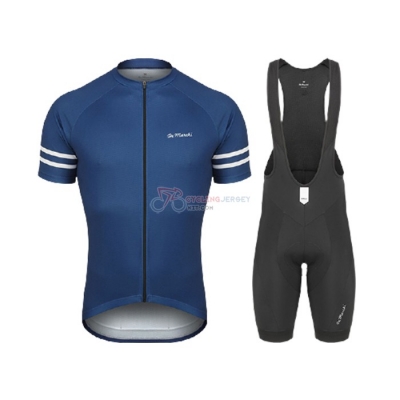 De Marchi Cycling Jersey Kit Short Sleeve 2021 Dark Blue