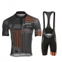 Lungo Ao Cycling Jersey Kit Short Sleeve 2019 Black Orange