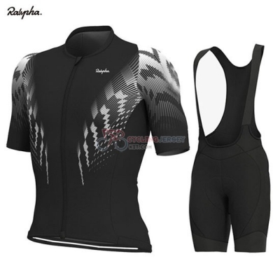 Rapha Cycling Jersey Kit Short Sleeve 2019 Black White
