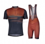Scott Cycling Jersey Kit Short Sleeve 2021 Dark Blue Orange