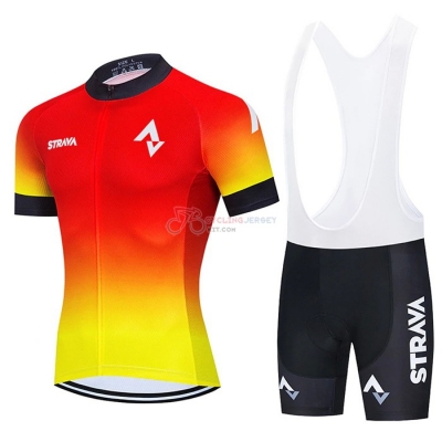 Shimano Cycling Jersey Kit Short Sleeve 2021 Red Yellow